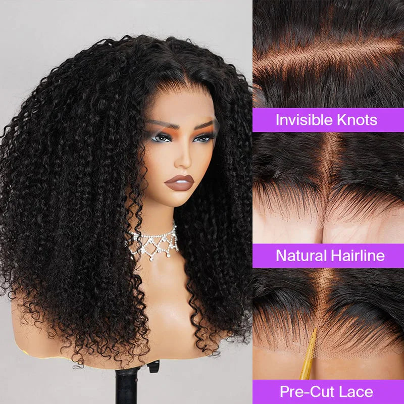 6x5 Pre-cut Glueless Wig - Kinky Curly